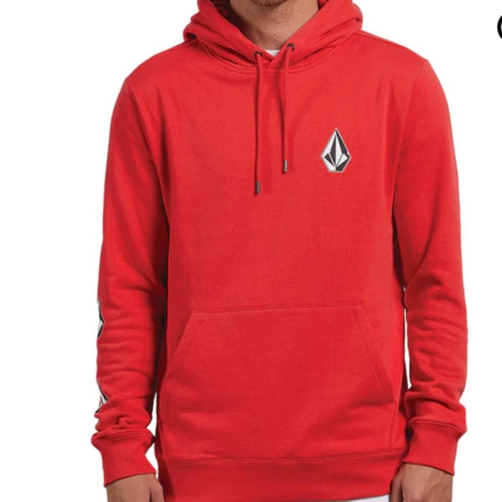 EUC Volcom Deadly Stones Pullover Spark Red size XS 0/2